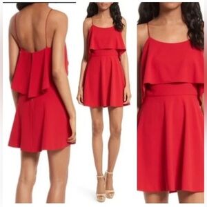 Alice + Olivia Red Dress